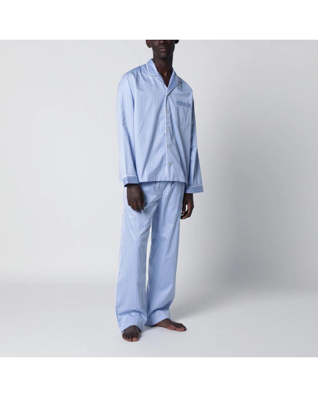 Pyjamas Tekla de hombre de color Blue
