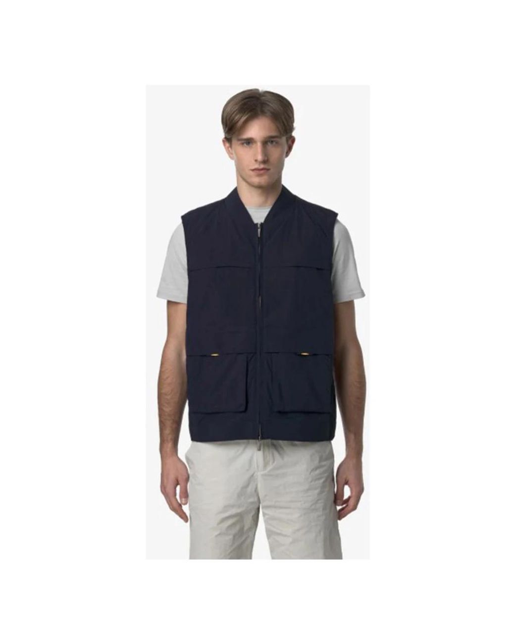 K-Way Blue Waistcoats for men