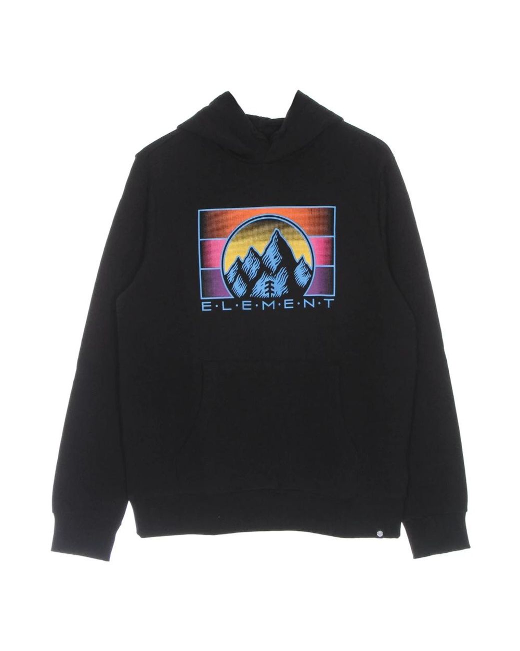 Element Hoodies & Sweatvesten ,Zwart ,Katoen Hoodie Palazzo Hood Flint Zwart in het Black voor heren