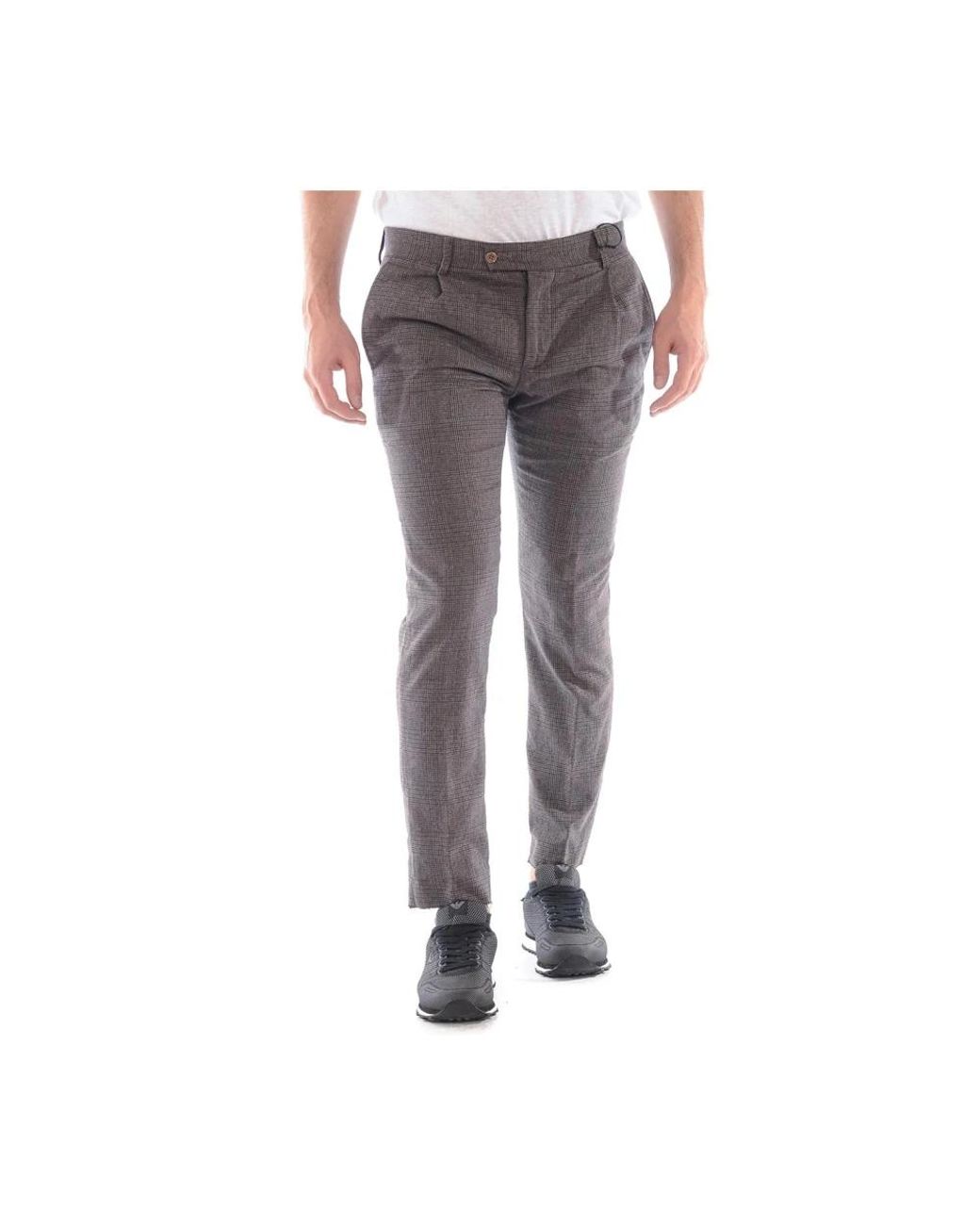 Daniele Alessandrini Gray Chinos for men