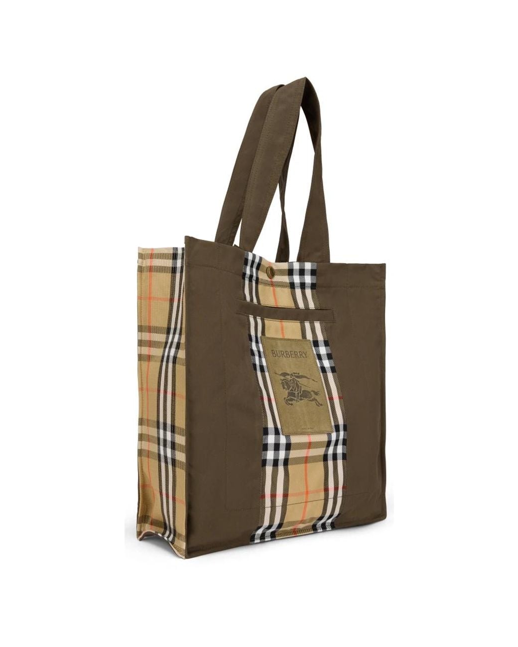Burberry Natural Shopping Bags for men