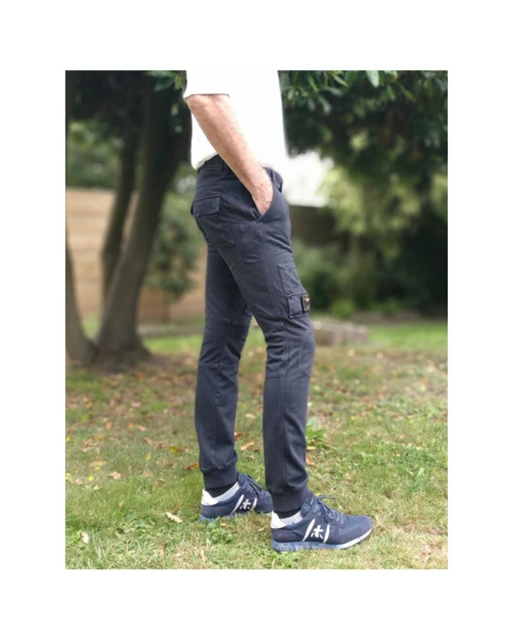 Aeronautica Militare Blue Slim Fit Jeans for men