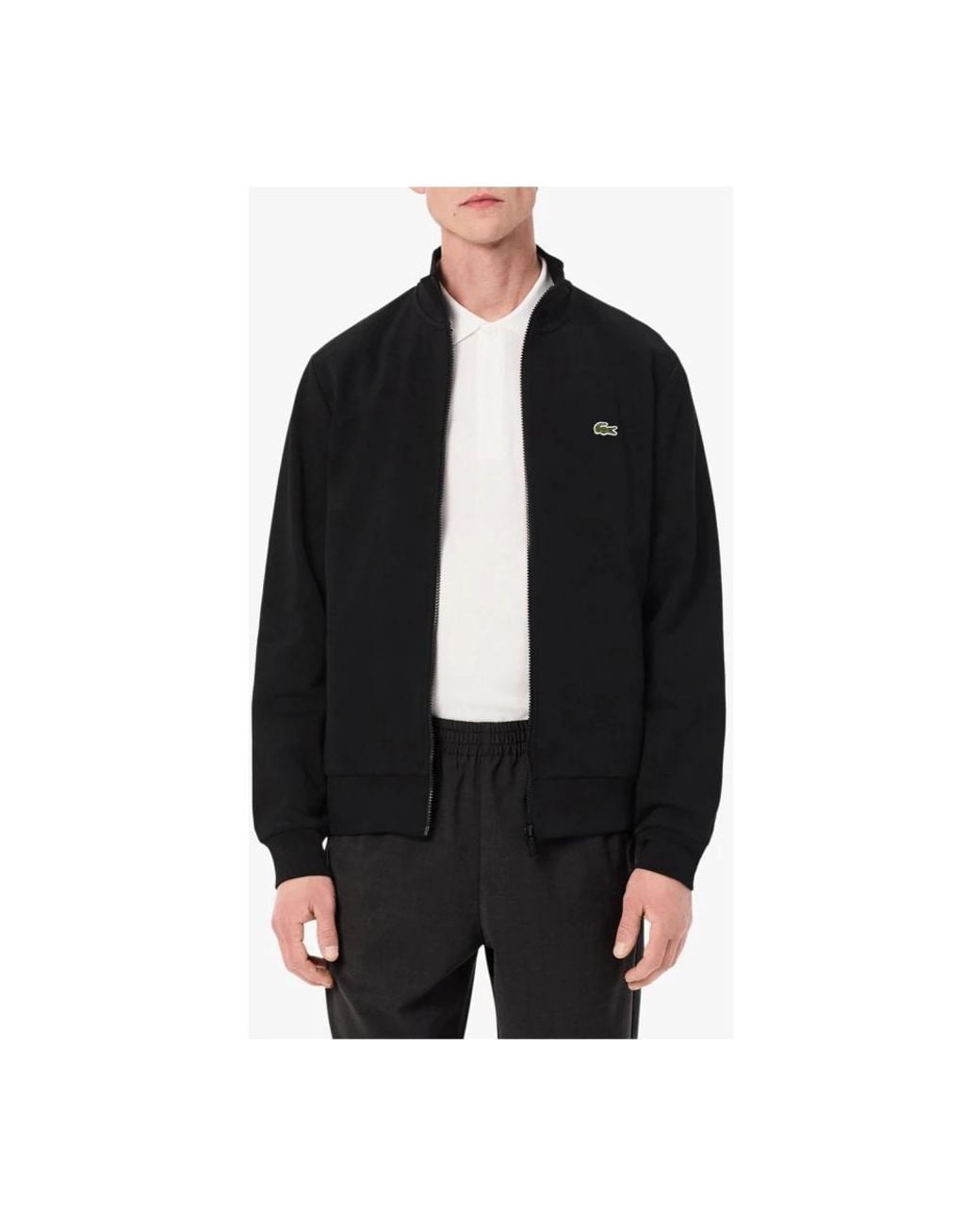 Lacoste Black Zip-Throughs for men