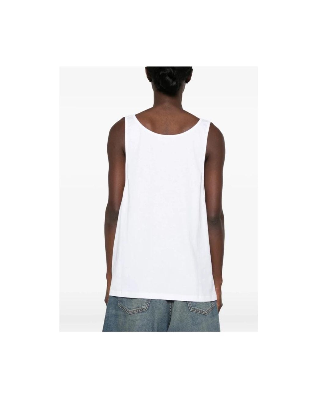 Stella McCartney White Sleeveless Tops