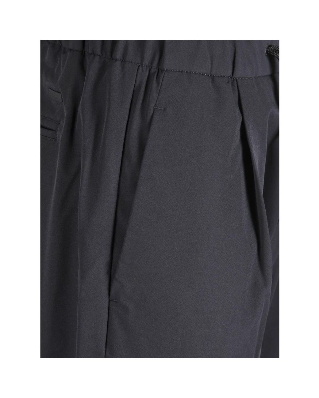 Herno Blue Slim-Fit Trousers for men