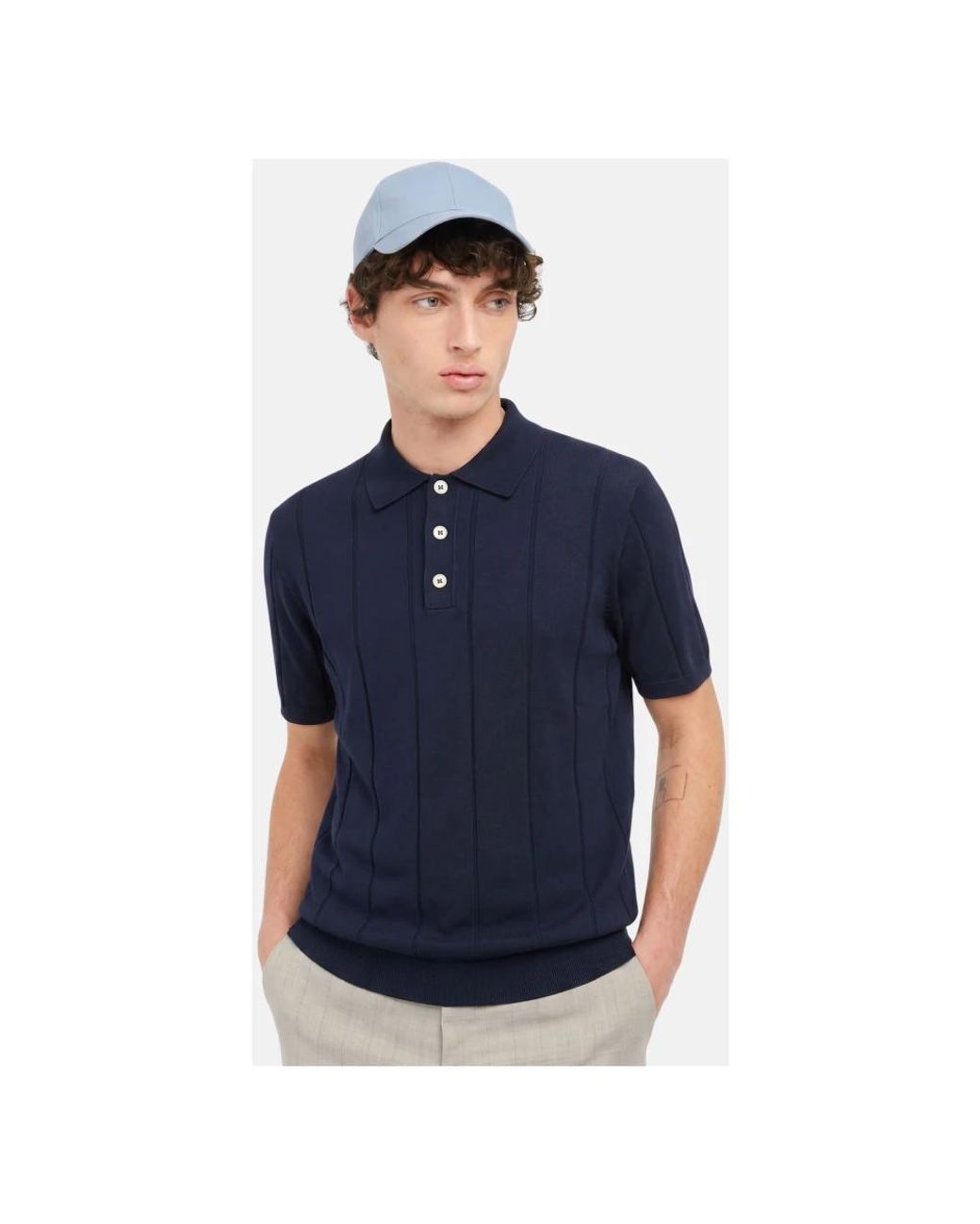 Manuel Ritz Blue Polo Shirts for men