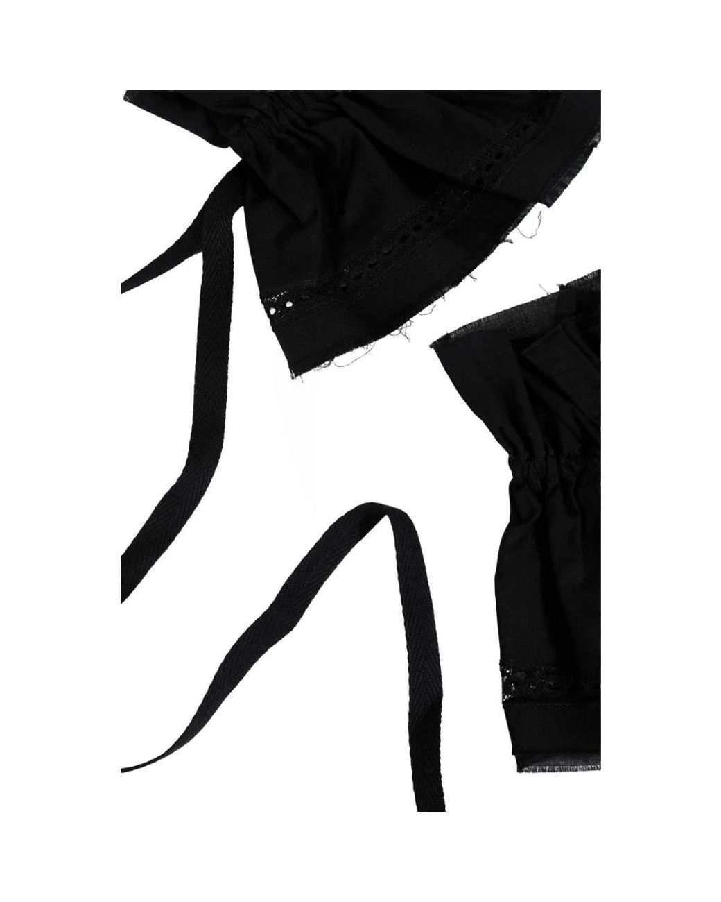 Ann Demeulemeester Black Gloves