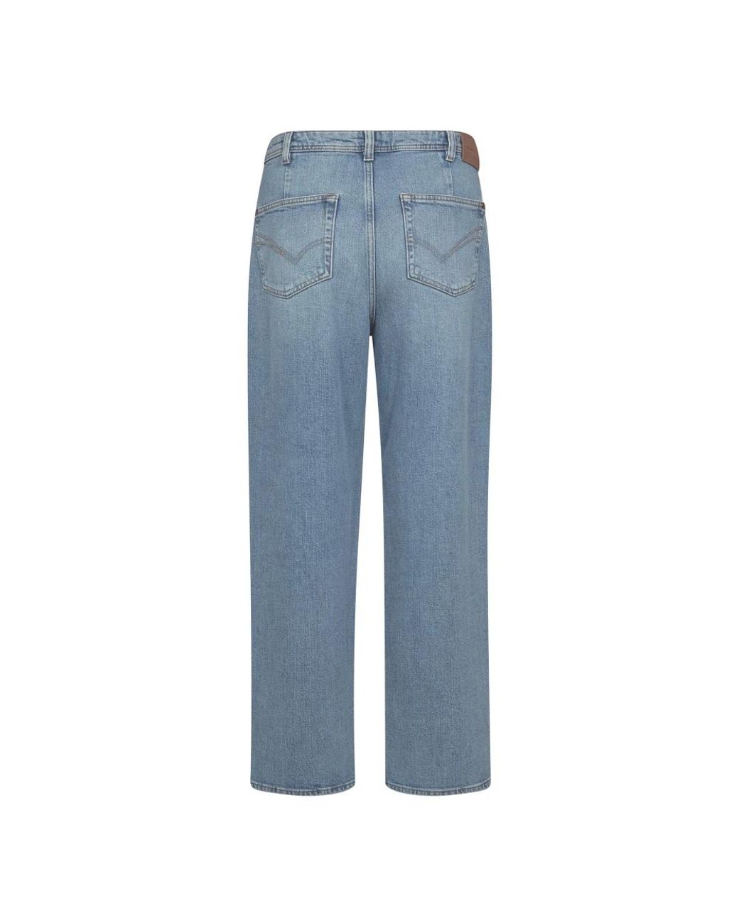 Mos Mosh Blue Straight Fit Jeans