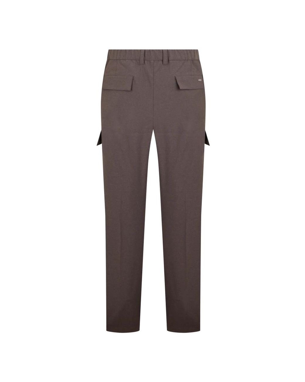 Herno Brown Slim-Fit Trousers for men