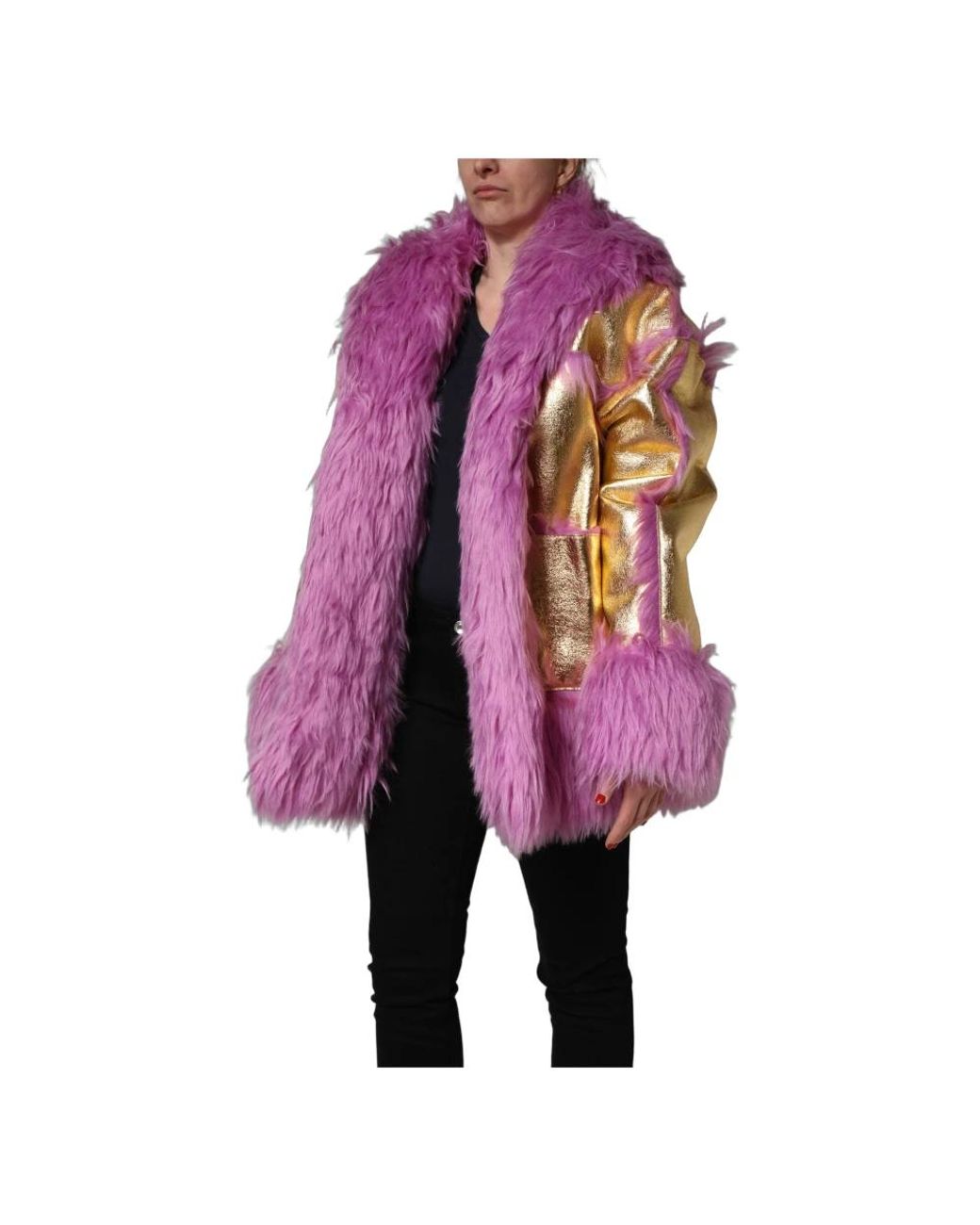 Dolce & Gabbana Purple Winter Jackets