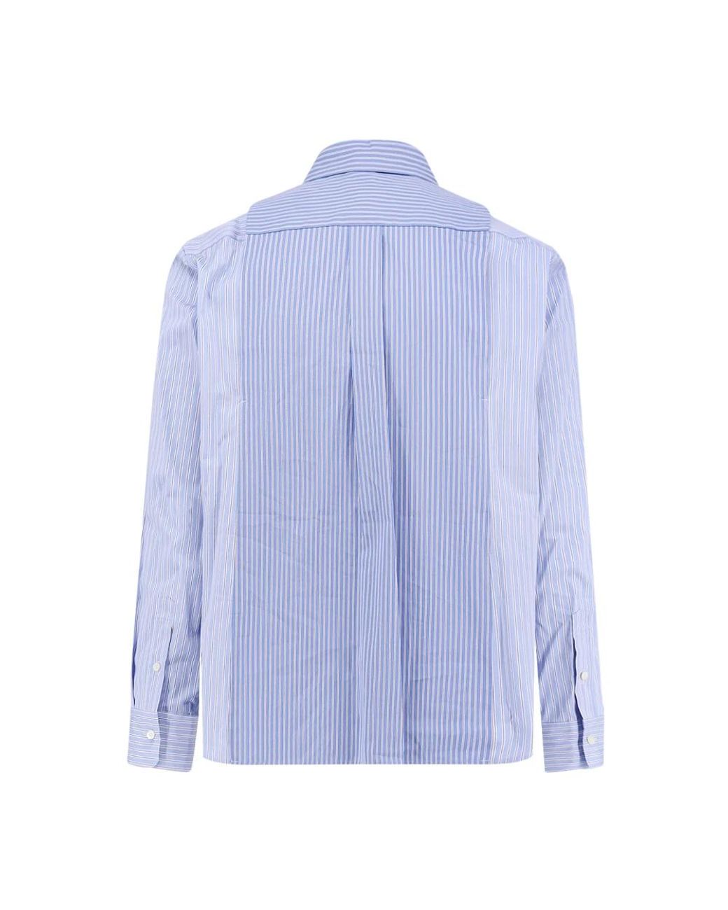 Sacai Blue Casual Shirts for men