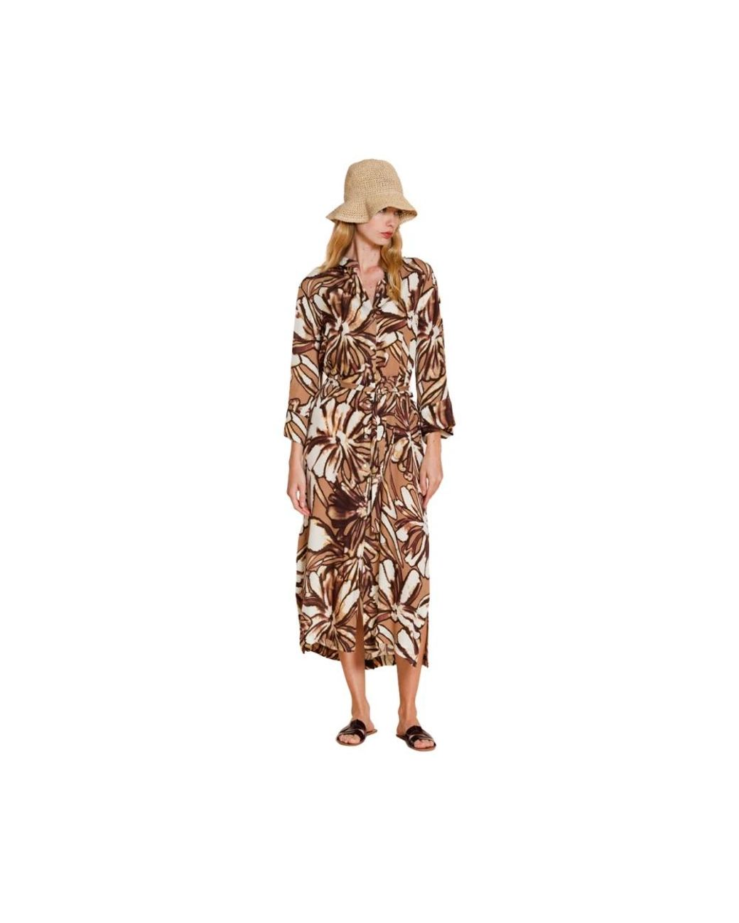 Mason's Brown Midi Dresses