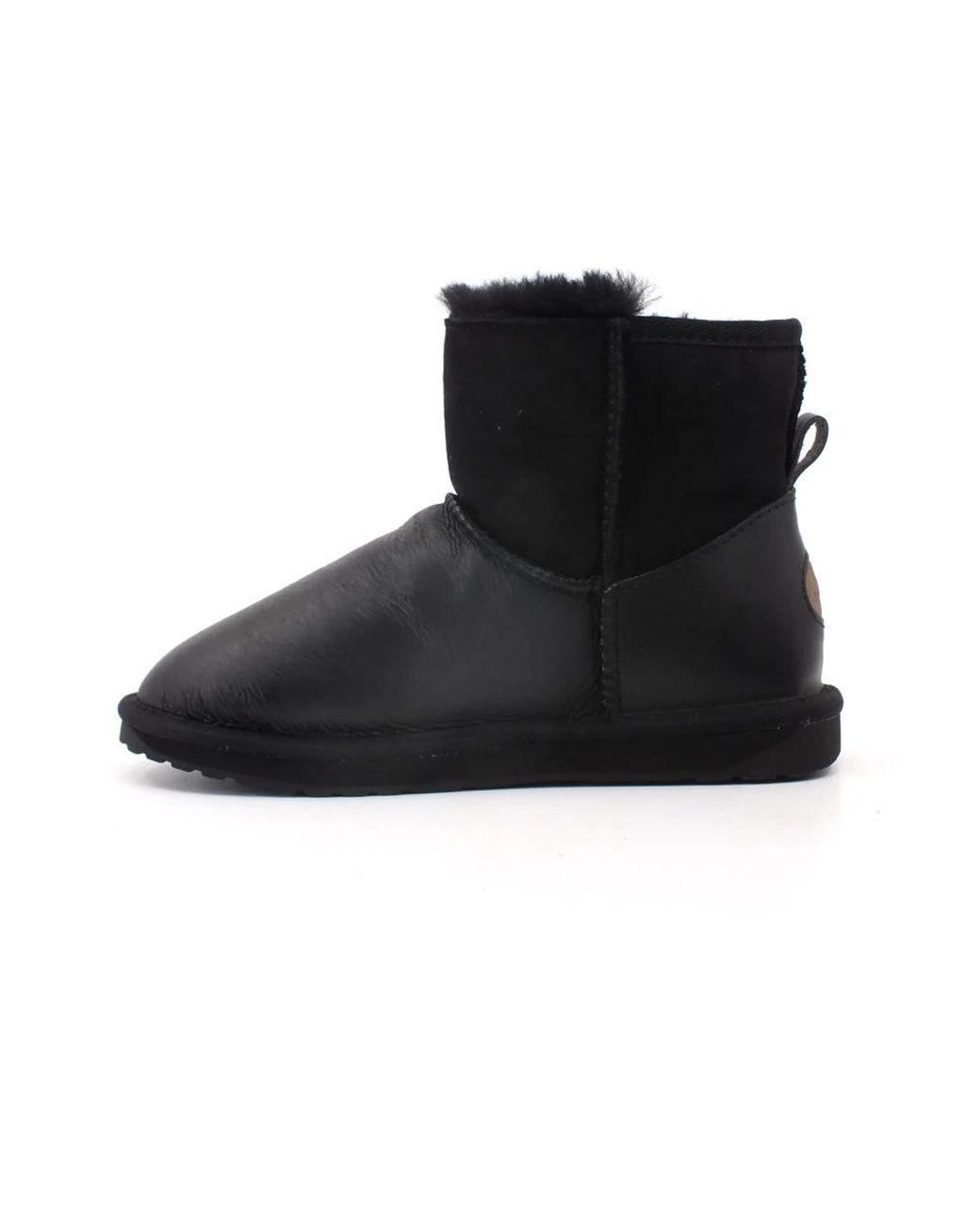 EMU Schoenen ,Zwart ,Leer Alison Ankle Boot in het Black