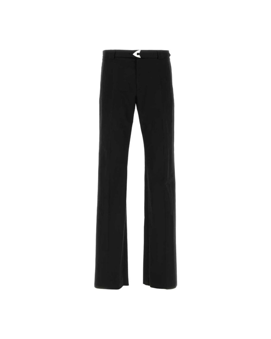 McQueen Broeken ,Zwart ,Katoen Zwarte Katoenmix Stijlvolle Broek in het Black voor heren