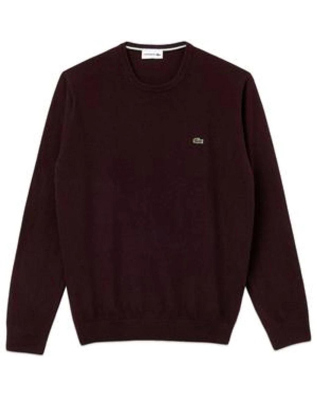 Lacoste Purple Round-Neck Knitwear for men