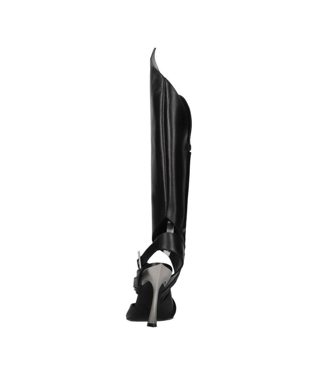 Mugler Black Heeled Boots