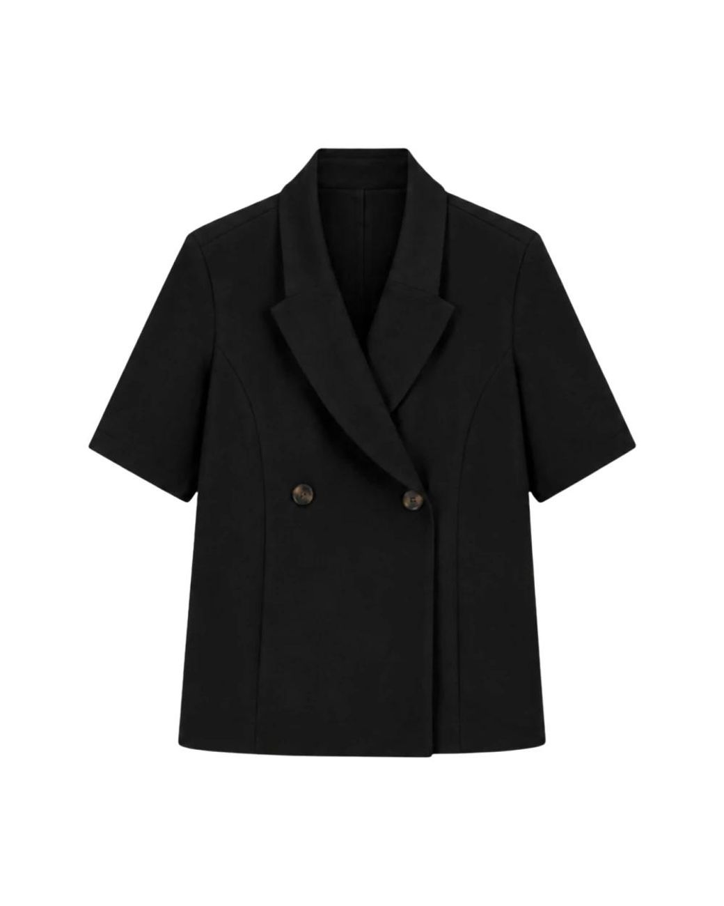 Opal Studio Sassi Blazer Korte Mouw in het Black