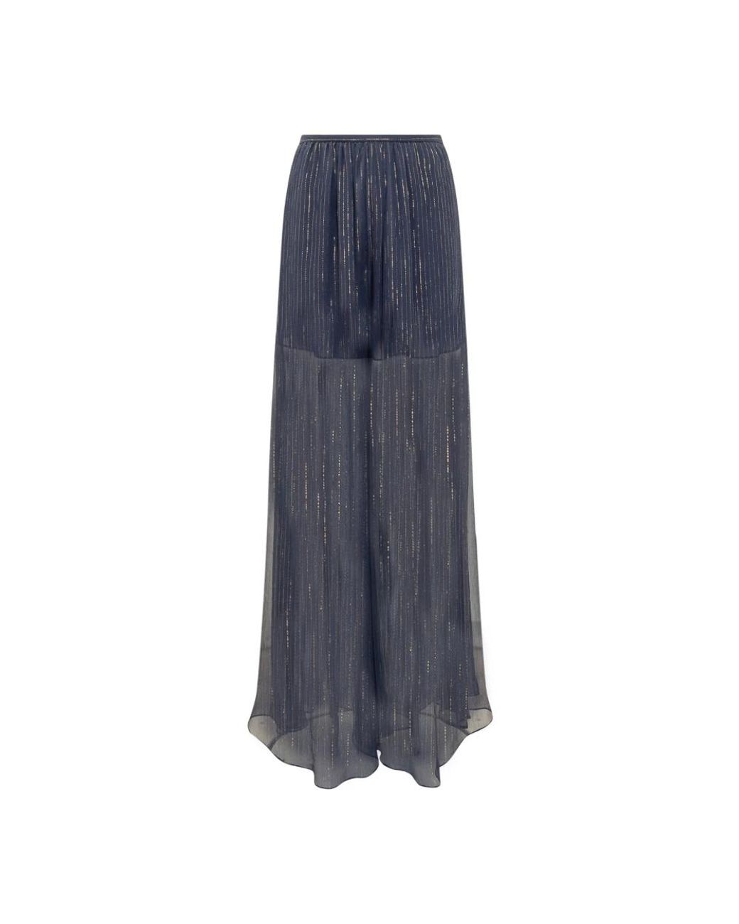 Rochas Blue Wide Trousers