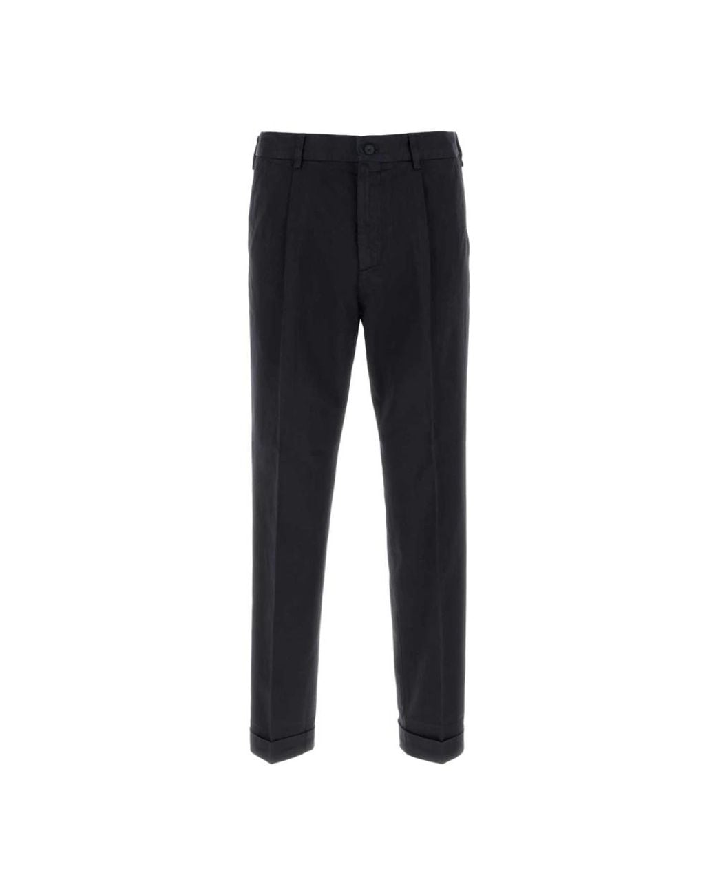 Cellar Door Broeken ,Blauw ,Katoen Cambridge Pant in het Black voor heren