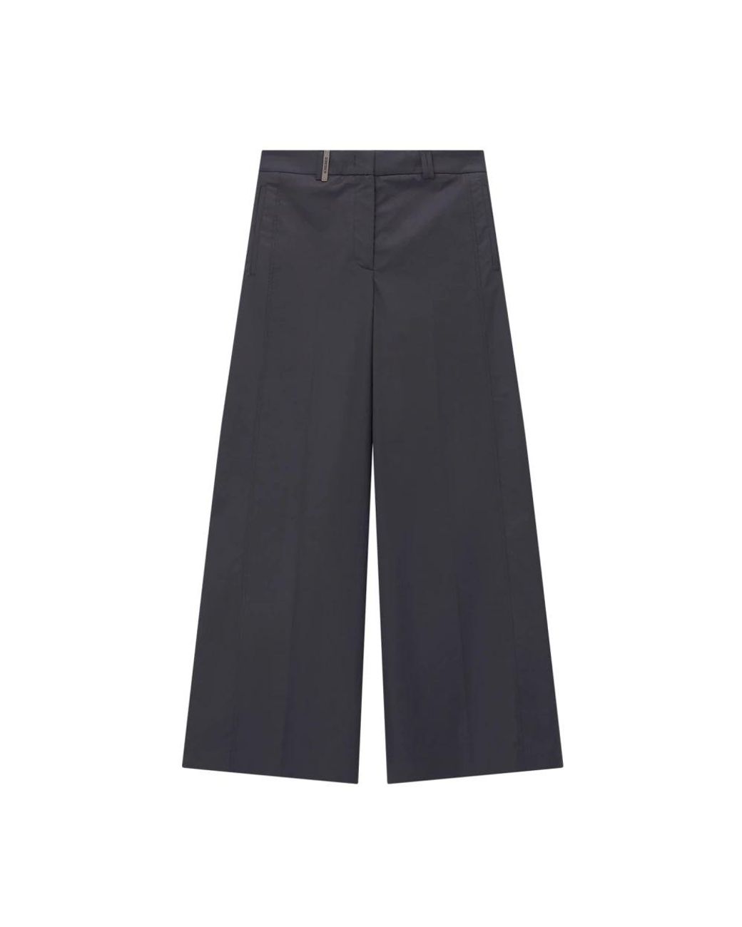 Peserico Blue Wide Trousers