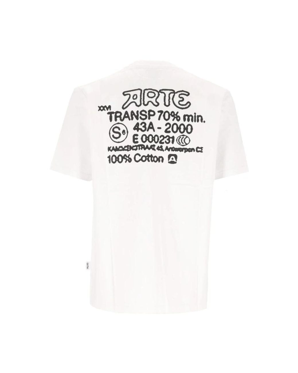 Arte' White T-Shirts for men