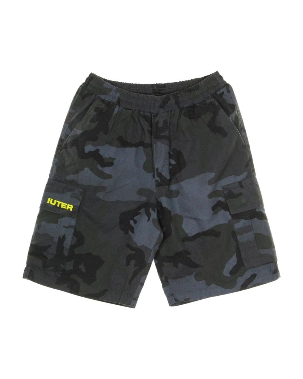 Iuter Gray Casual Shorts for men