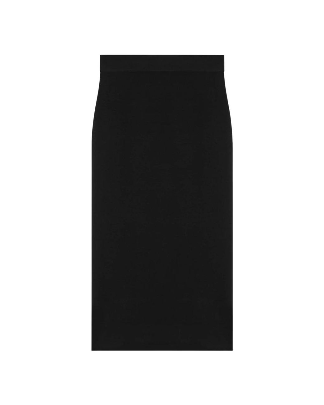 Saint Laurent Black Midi Skirts