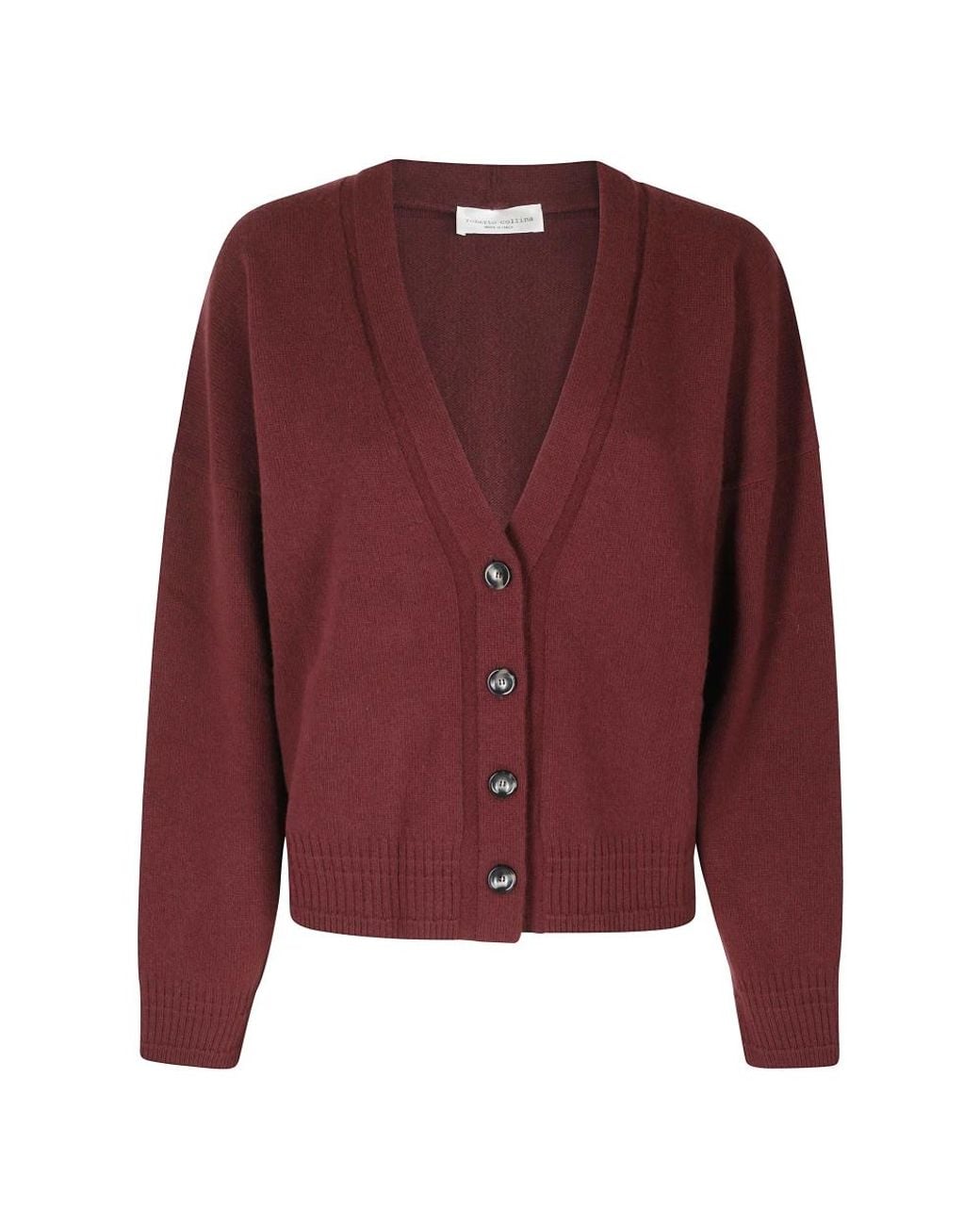 Cardigans Roberto Collina de color Red
