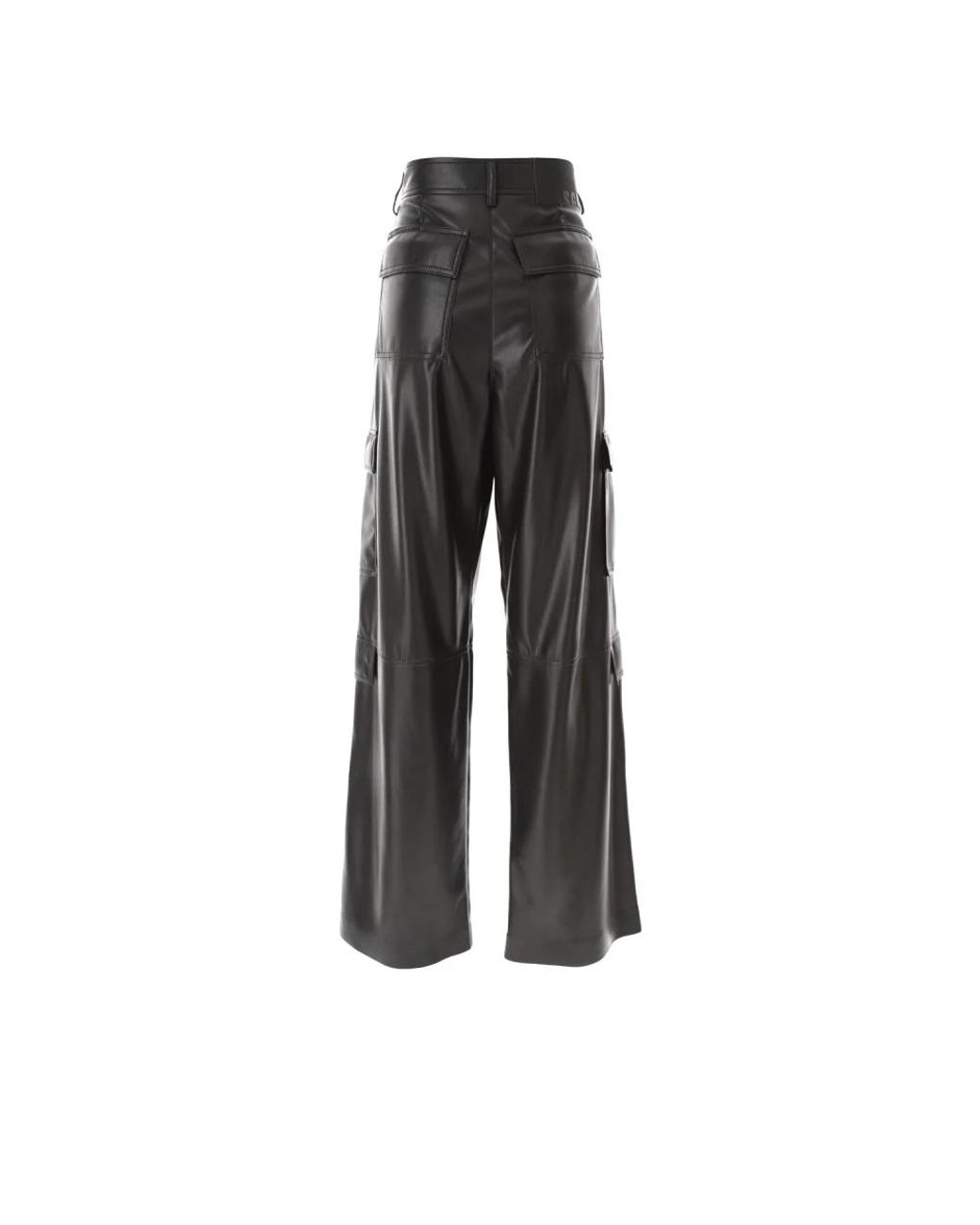 MSGM Black Straight Trousers