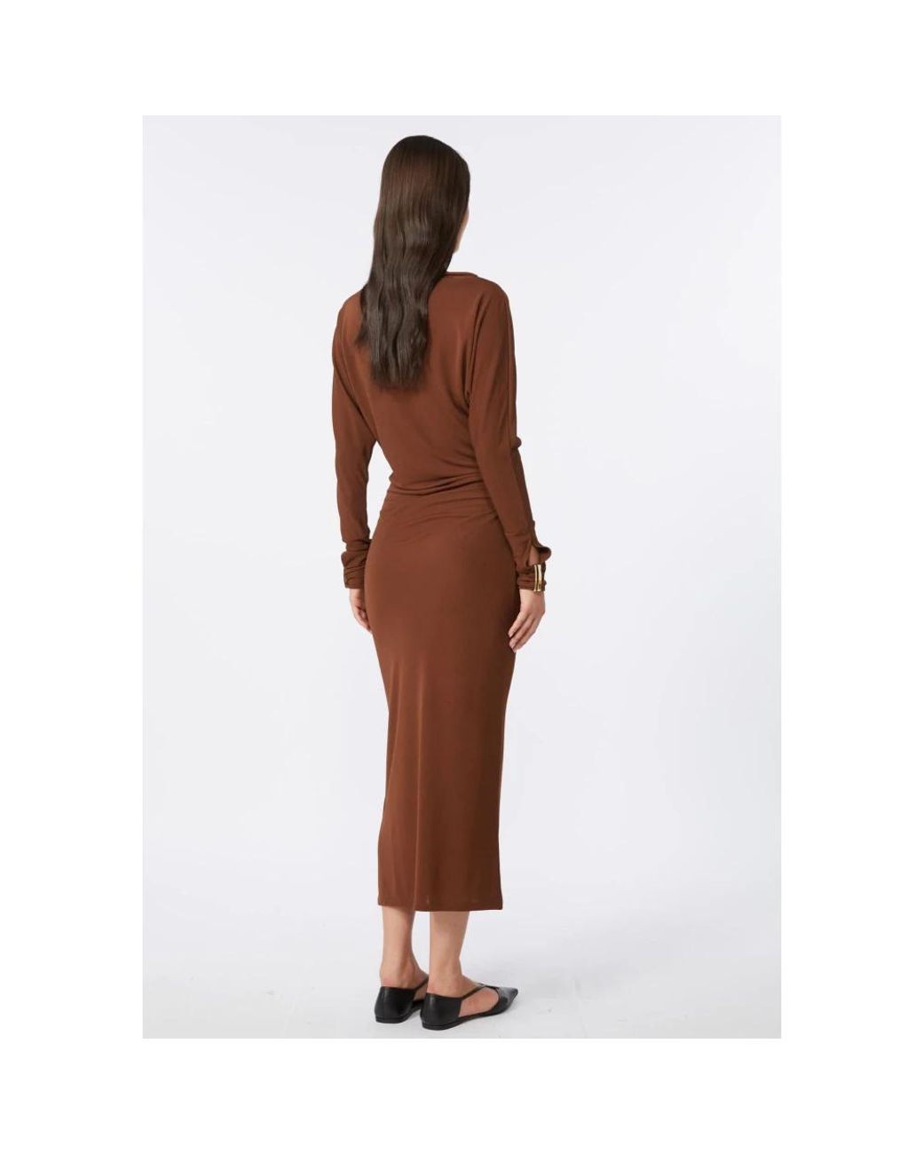 Max Mara Brown Midi Dresses
