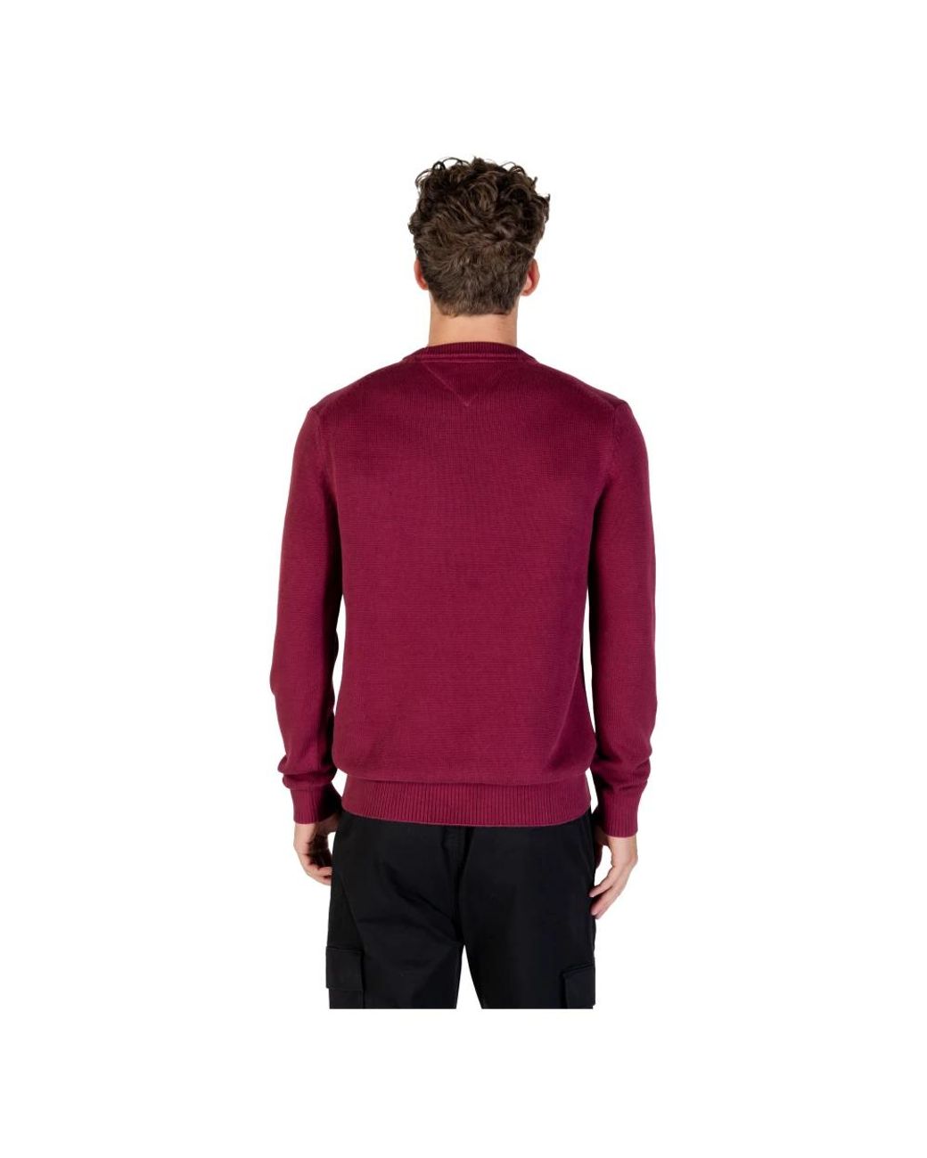 Tommy Hilfiger Red Round-Neck Knitwear for men