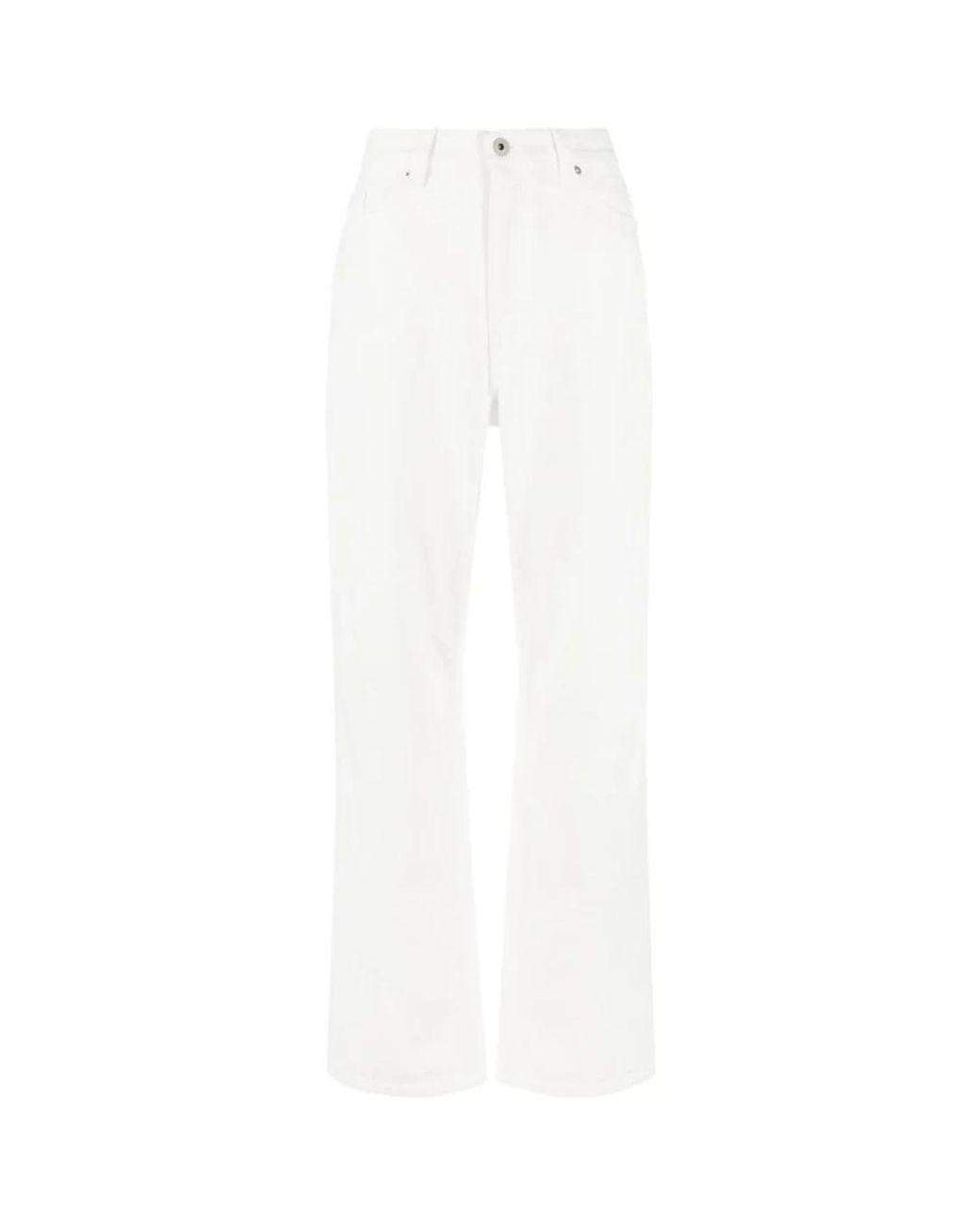 Axel Arigato White Straight Jeans