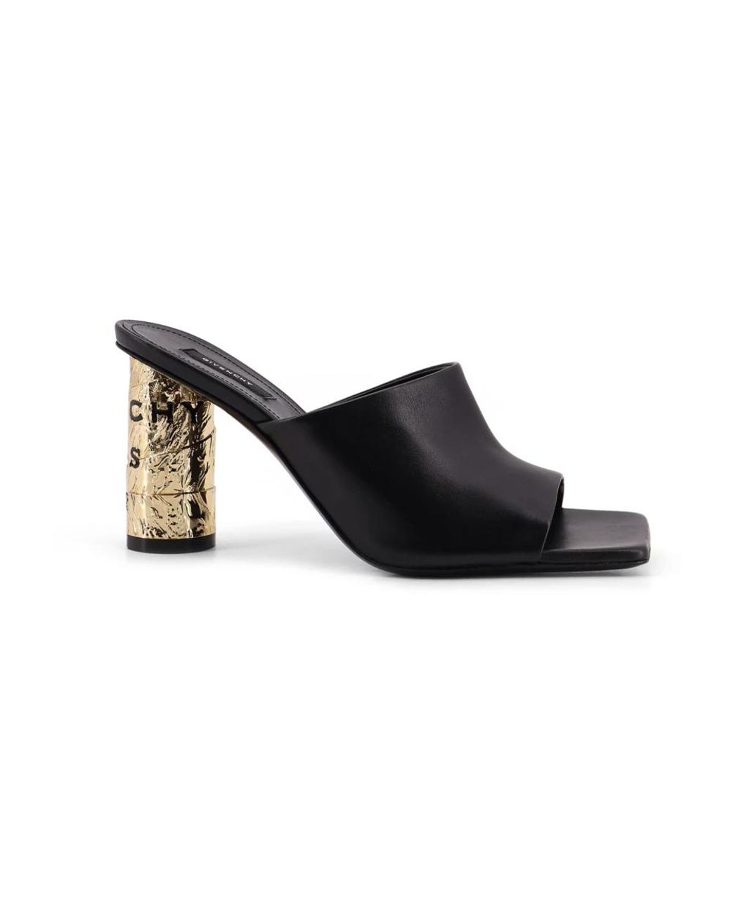 Givenchy Black Heeled Mules