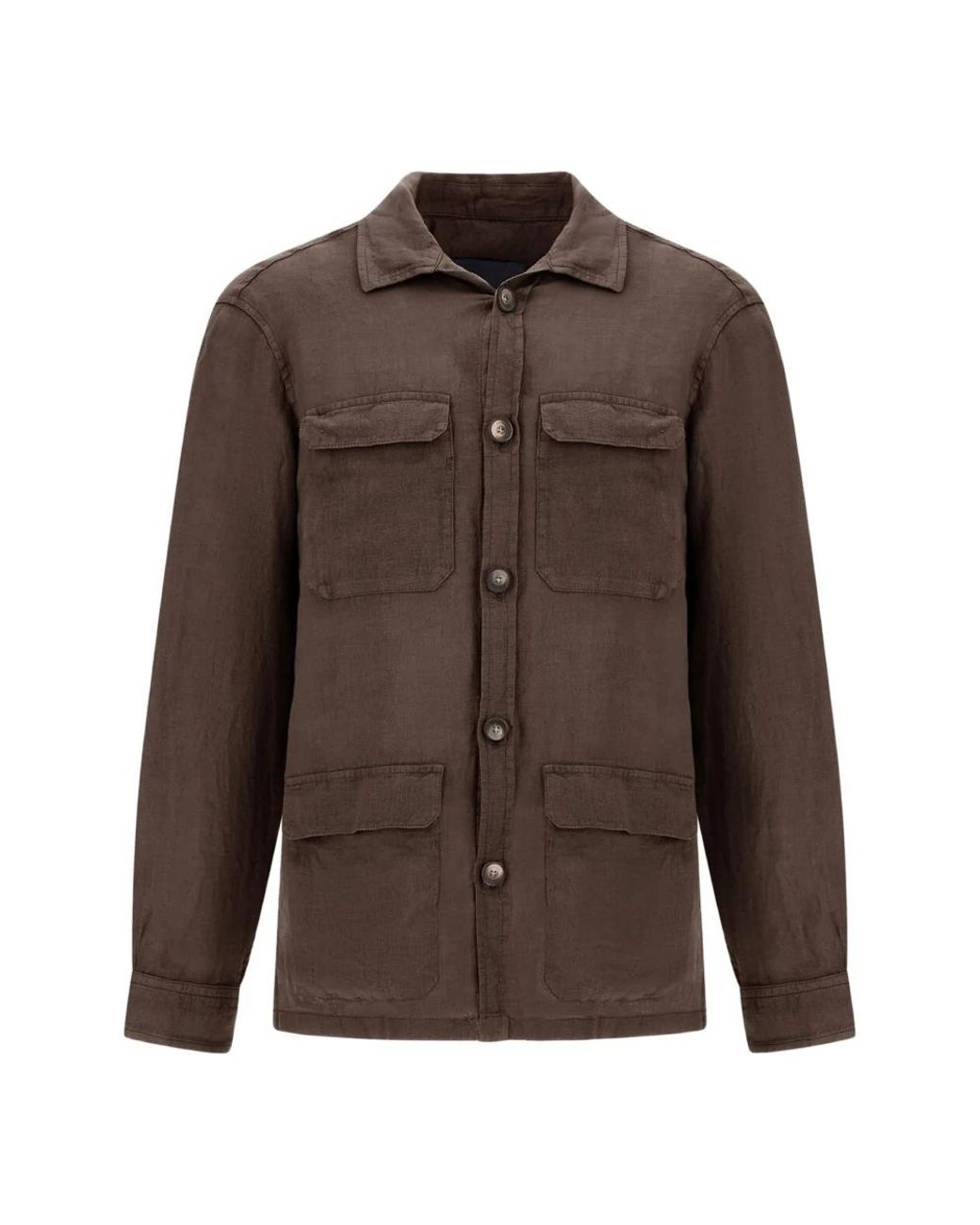 Herno Brown Light Jackets for men