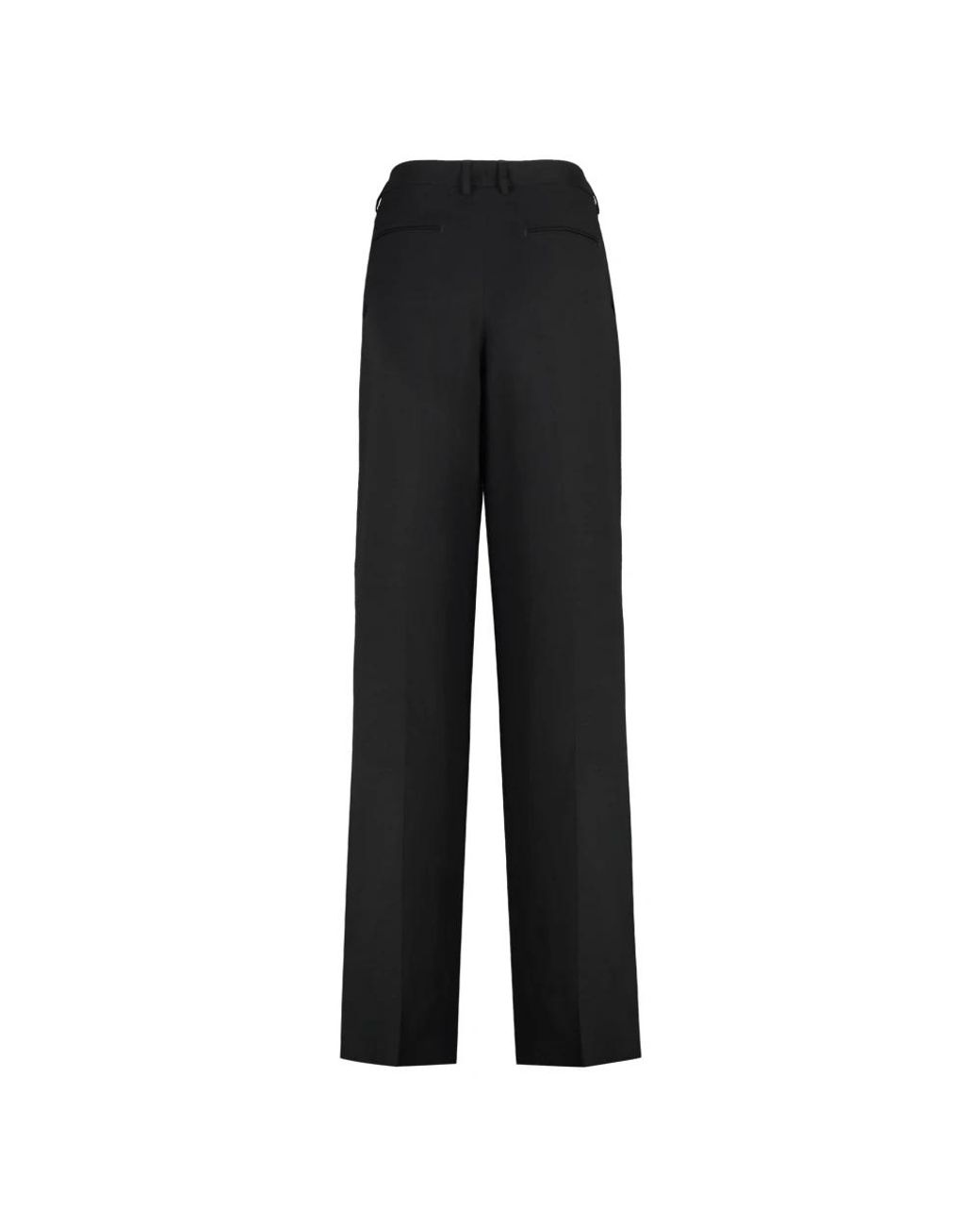PT Torino Black Straight Trousers