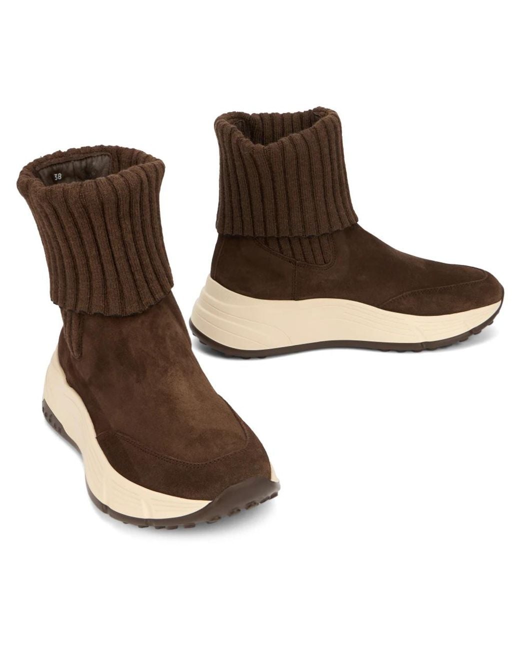 Hogan Brown Winter Boots