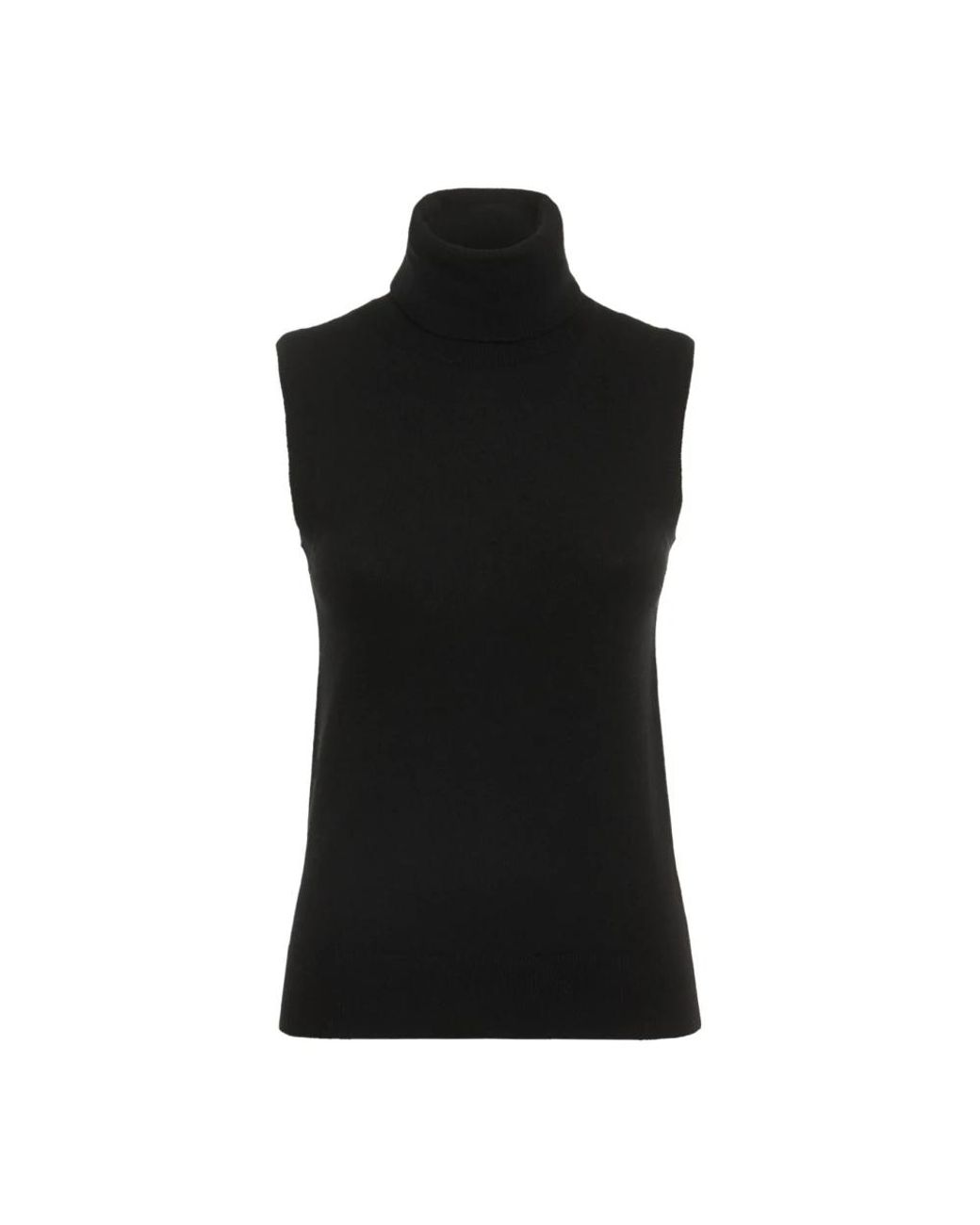 Michael Kors Truien & Vesten ,Zwart ,Cashmere Mouwloze Col in het Black