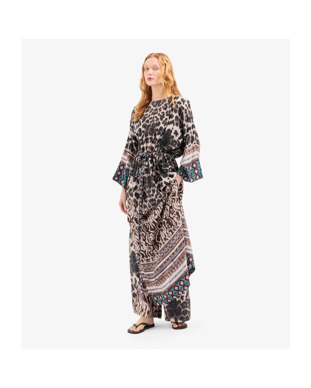 Pierre Louis Mascia Brown Maxi Dresses