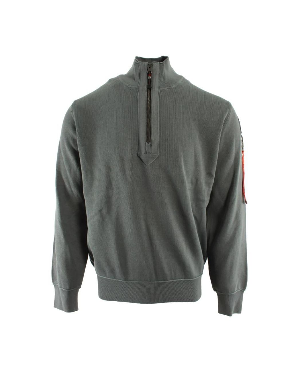 Parajumpers Basic Scoe Halbreißverschluss Pullover in Gray für Herren