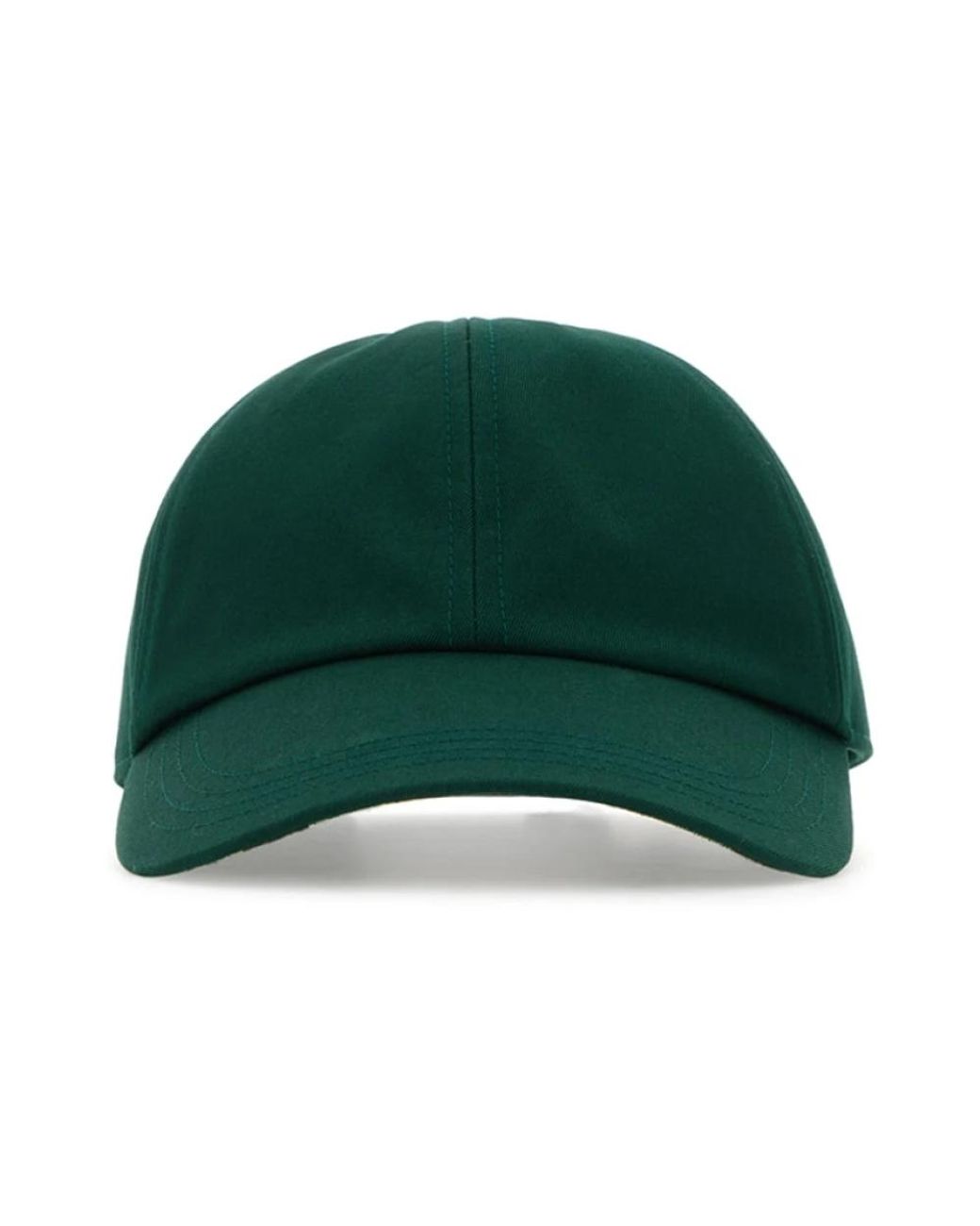 Burberry Accessoires ,Groen ,Logo Geborduurd Baseballpet in het Green