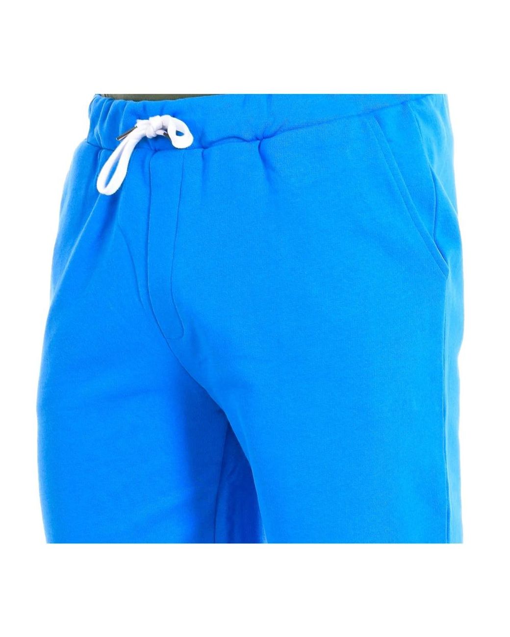 La Martina Blue Casual Shorts for men