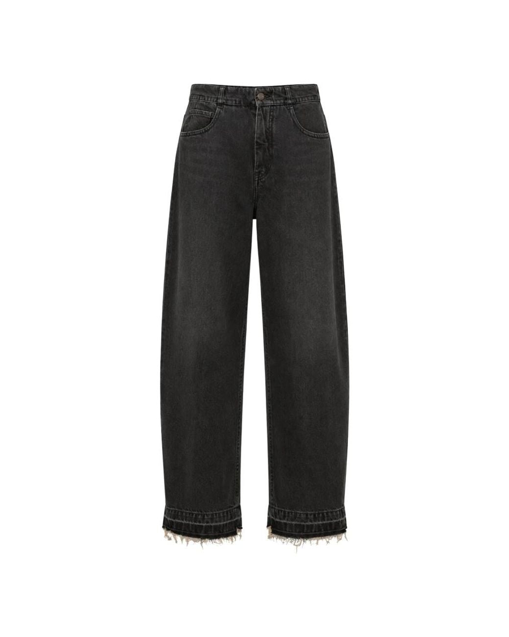 People Black Wide Jeans