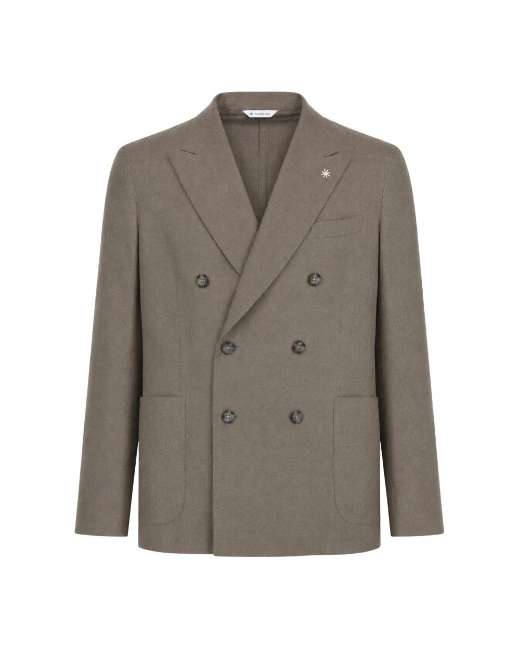 Manuel Ritz Brown Blazers for men