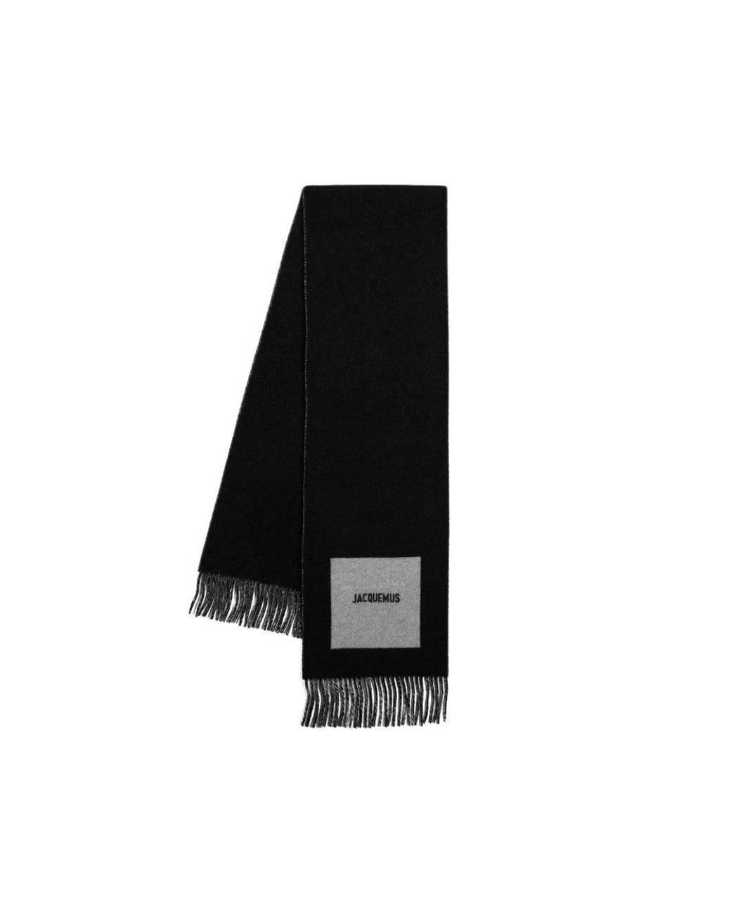Jacquemus Black Winter Scarves for men