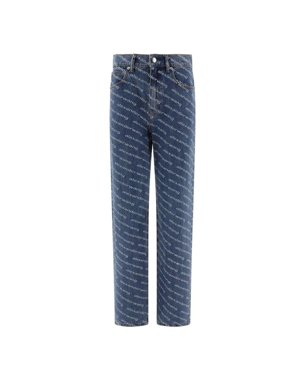 Alexander Wang Blue Straight Jeans