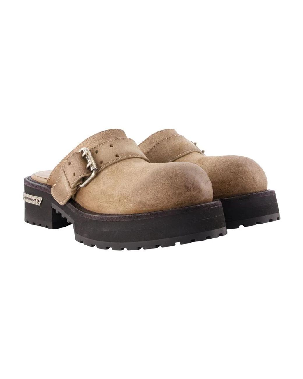 Balenciaga Brown Mules