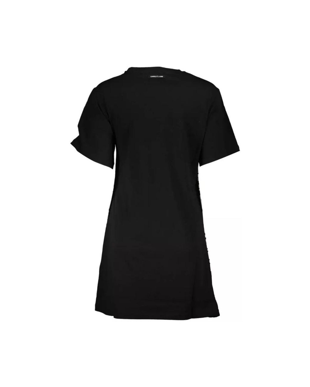 Roberto Cavalli Black Cotton Dress