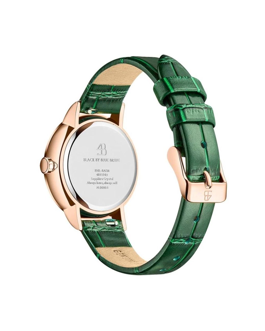 BLACK BY BLUE BRAVE Green Watches