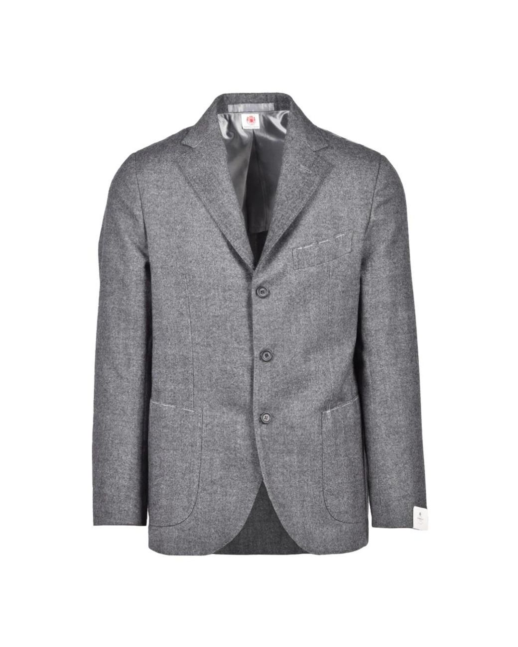 Luigi Borrelli Napoli Gray Blazers for men