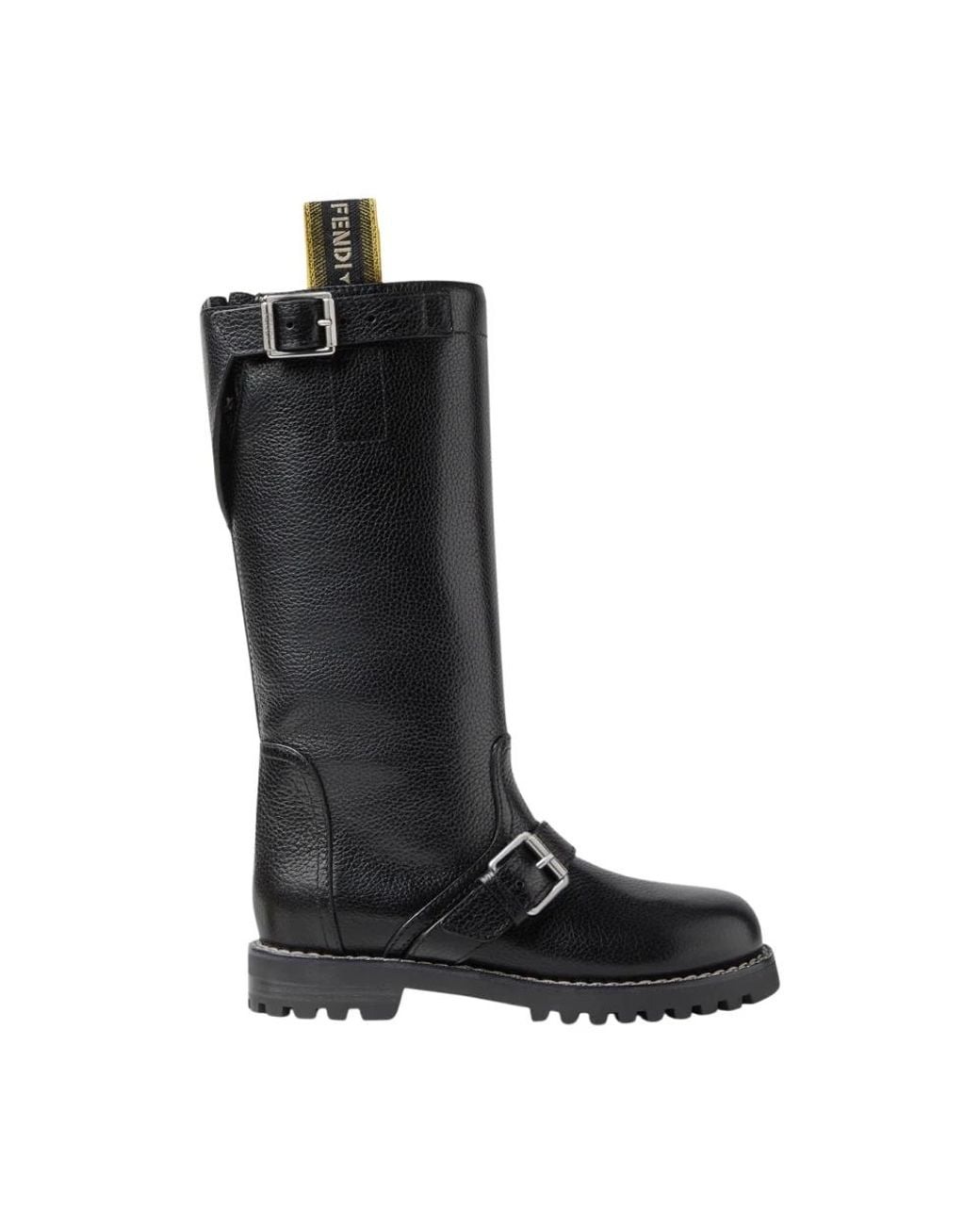 Fendi Black High Boots